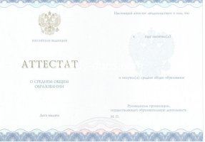 Аттестат за 11 класс 2014-2020 в Новомосковске