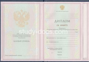 Диплом колледжа 1997-2002 в Новомосковске