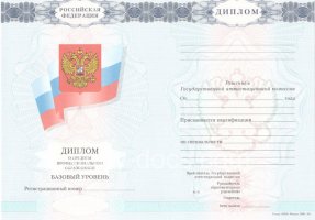 Диплом колледжа 2007-2010 в Новомосковске
